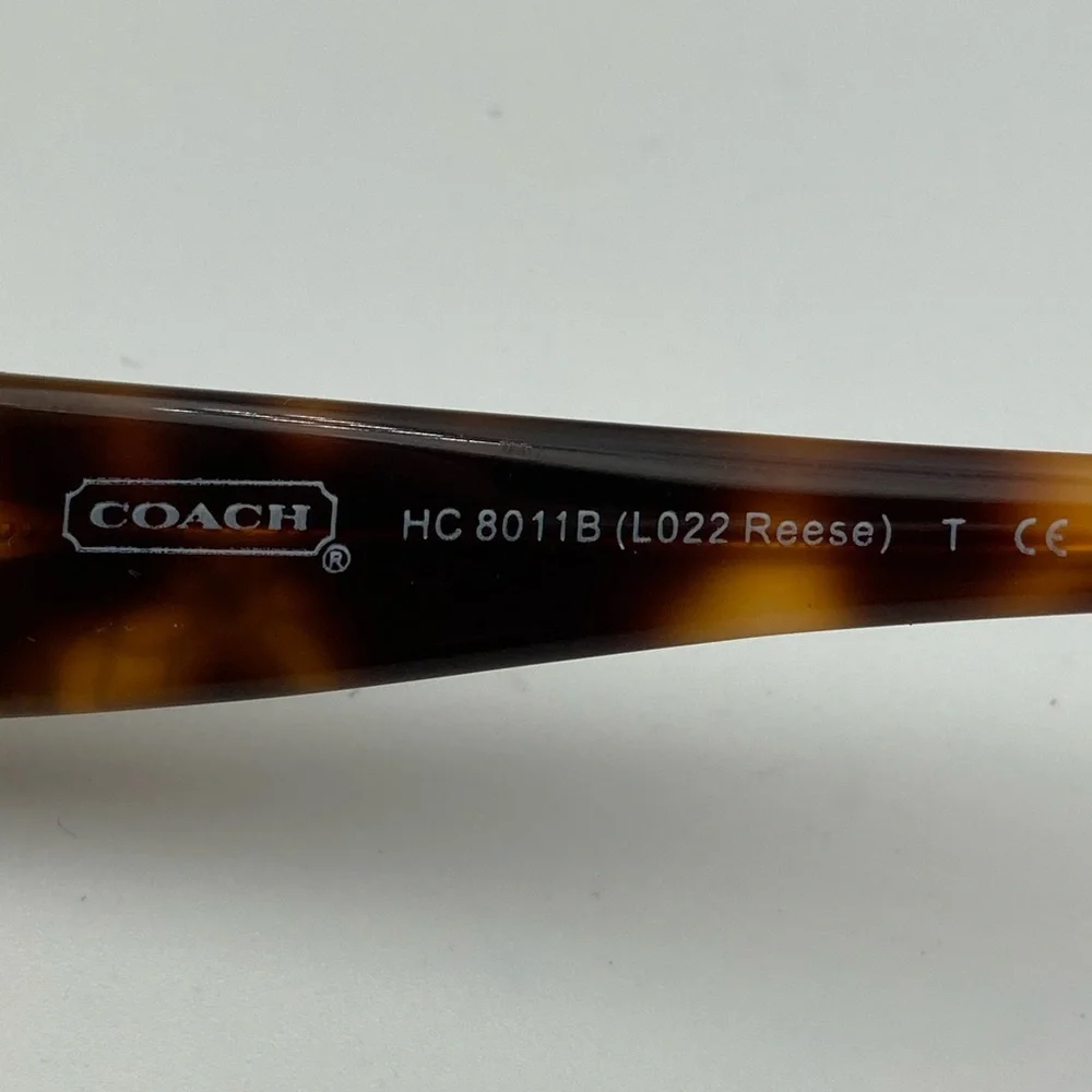 Coach Tortoise Oval Sunglasses Frames HC8011B - Picture 6 of 7